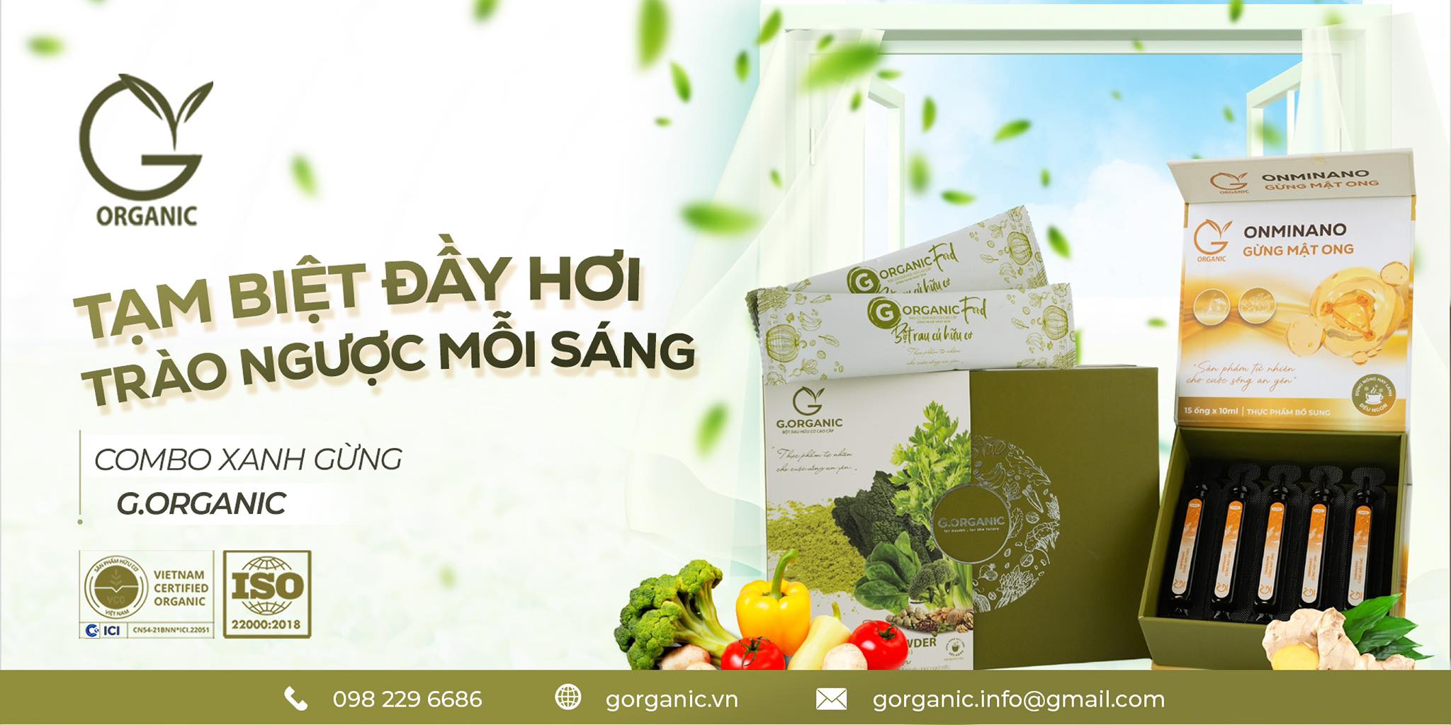 G.organic - Thanh lọc từ bên trong, khoẻ mạnh từ gốc rễ
