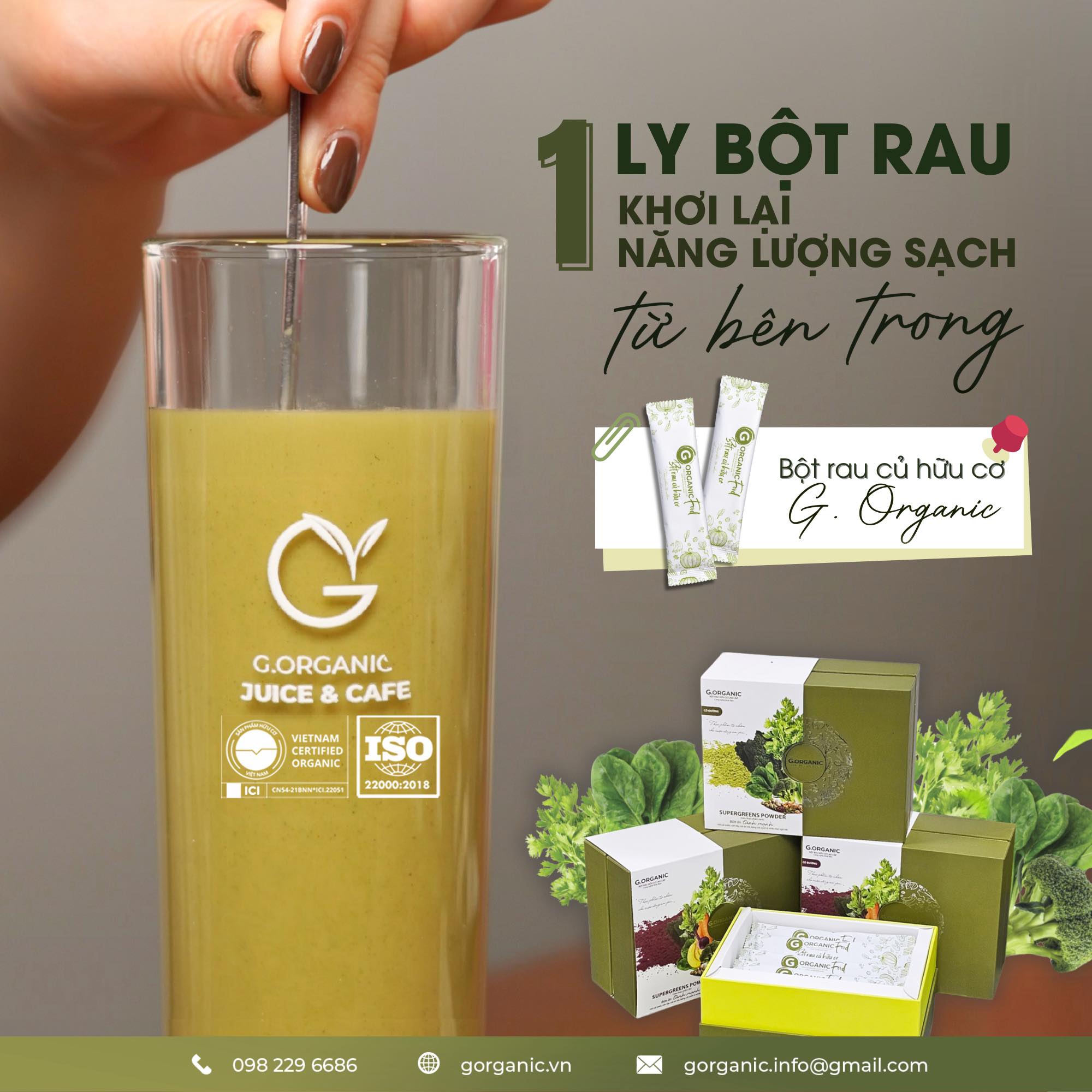 G.Organic - Thực phẩm hạnh phúc từ đất lành