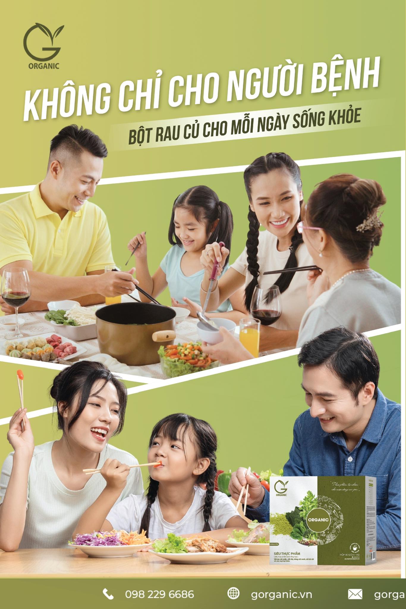 Giải nhiệt cơ thể, tạm biệt nóng trong người với bột rau củ tổng hợp