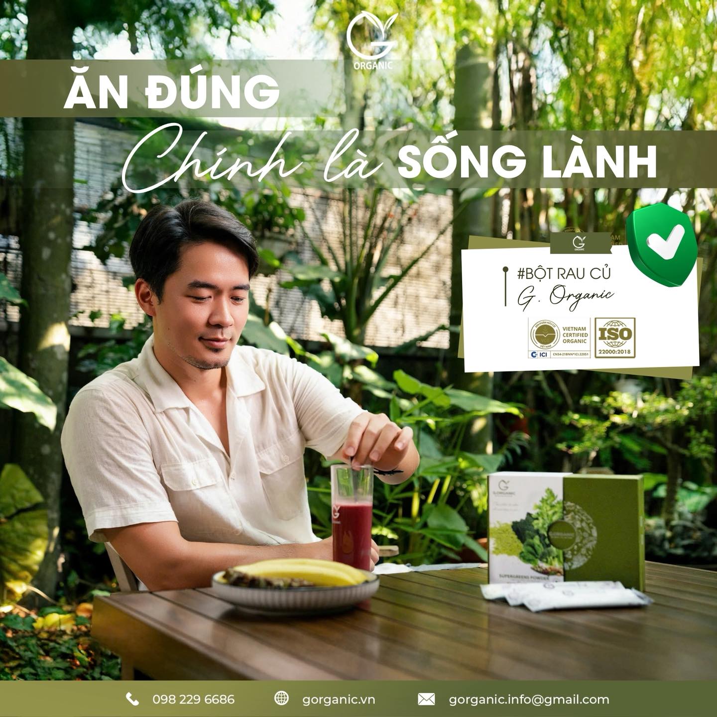 Giải nhiệt cơ thể, tạm biệt nóng trong người với bột rau củ tổng hợp