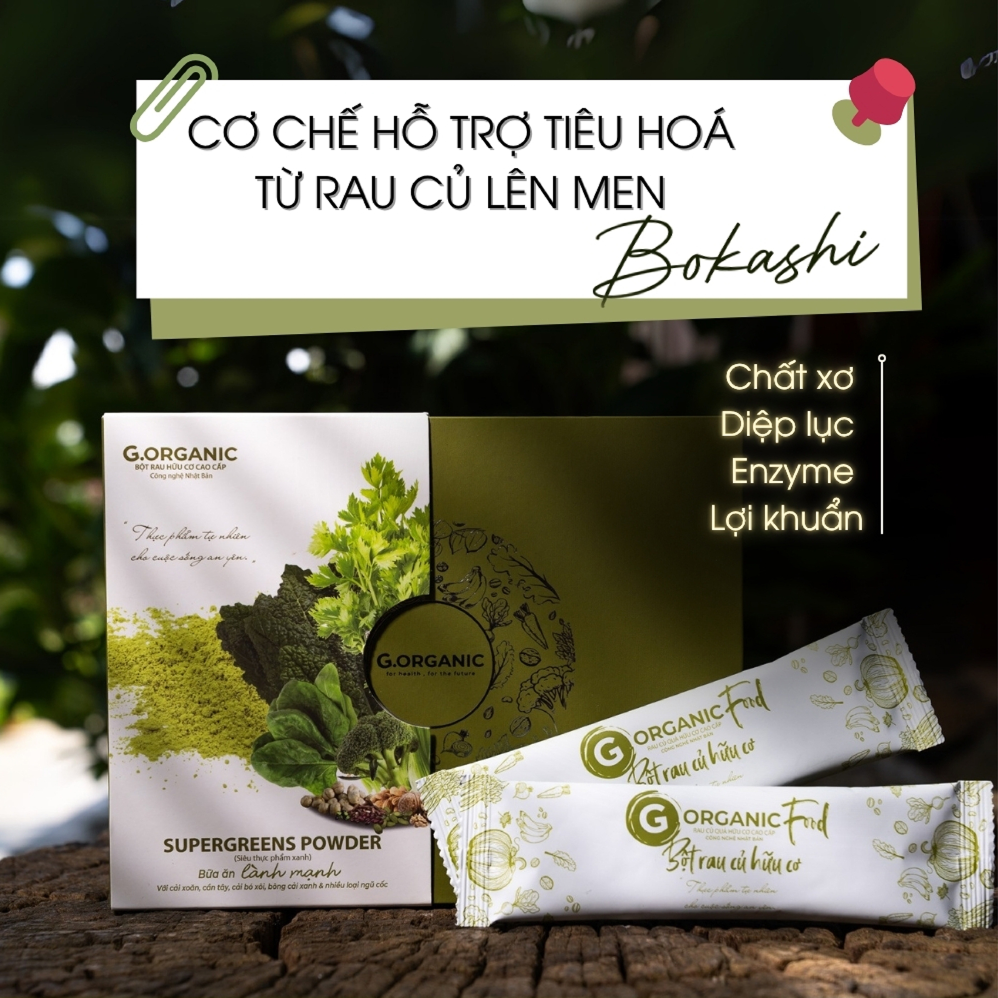 G.organic - sản phẩm hữu cơ sạch, thuần khiết từ thiên nhiên