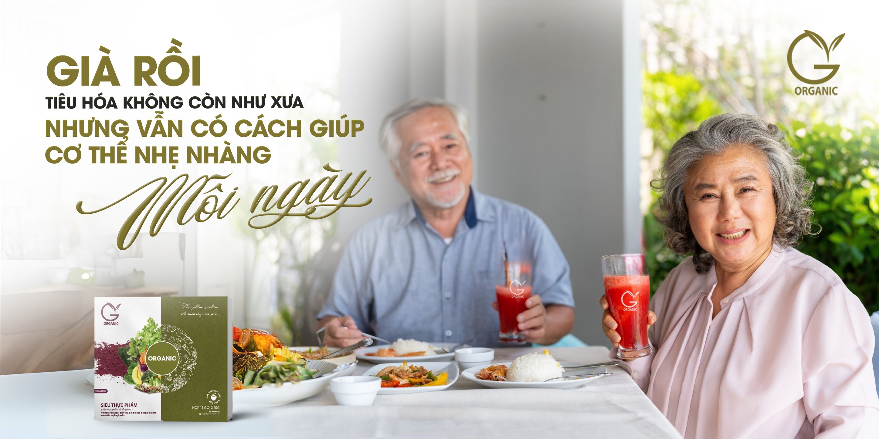 G.organic - sản phẩm hữu cơ sạch, thuần khiết từ thiên nhiên