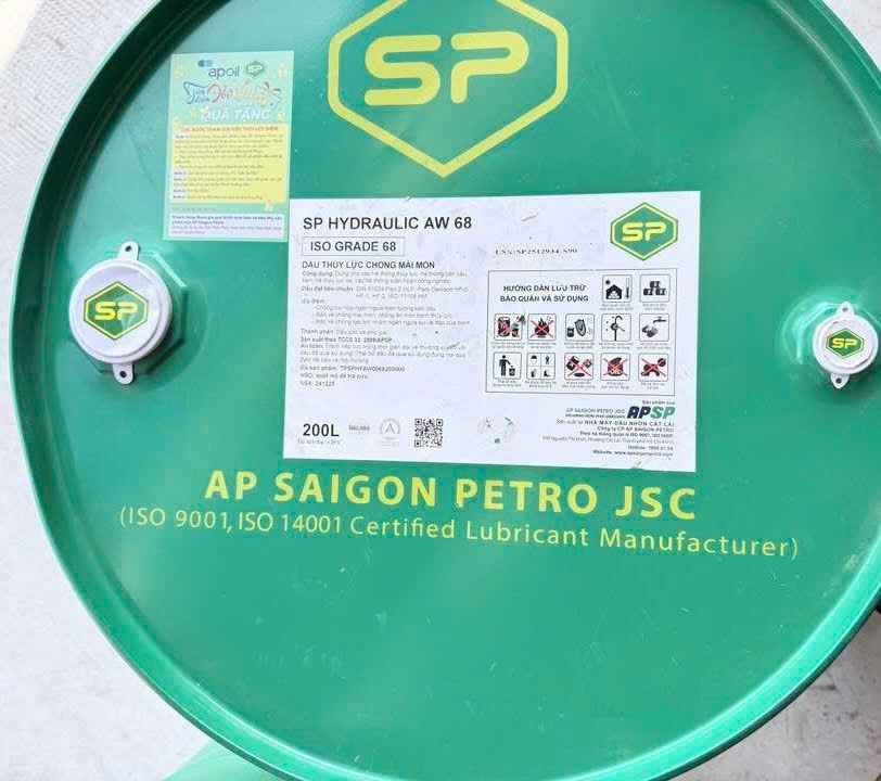 Địa chỉ bán dầu thủy lực saigon petro hydraulic aw 68 giá tốt