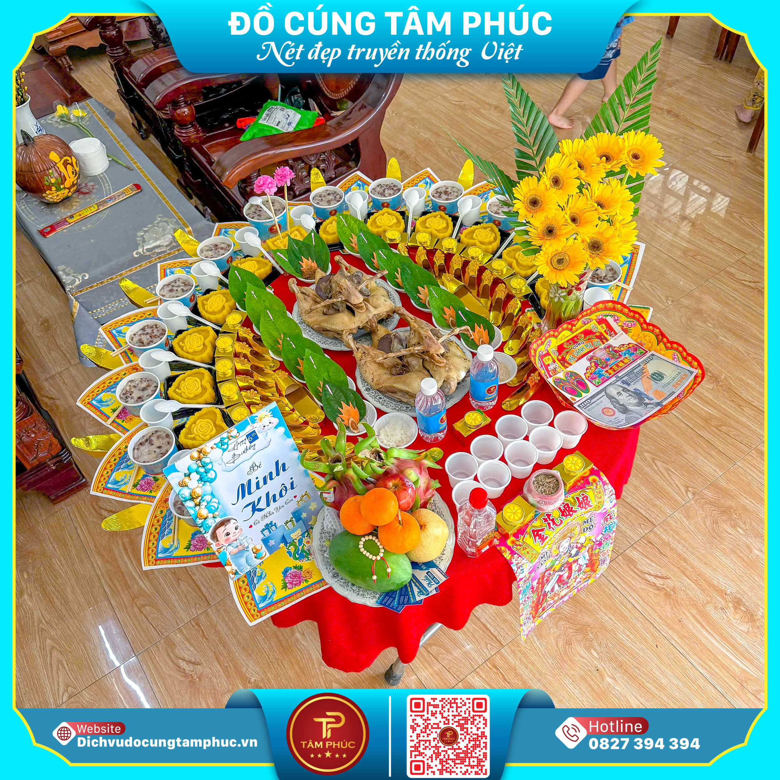 Mâm Cúng Mụ Đầy Đủ Lễ Vật Với Chi Phí Hợp Lý
