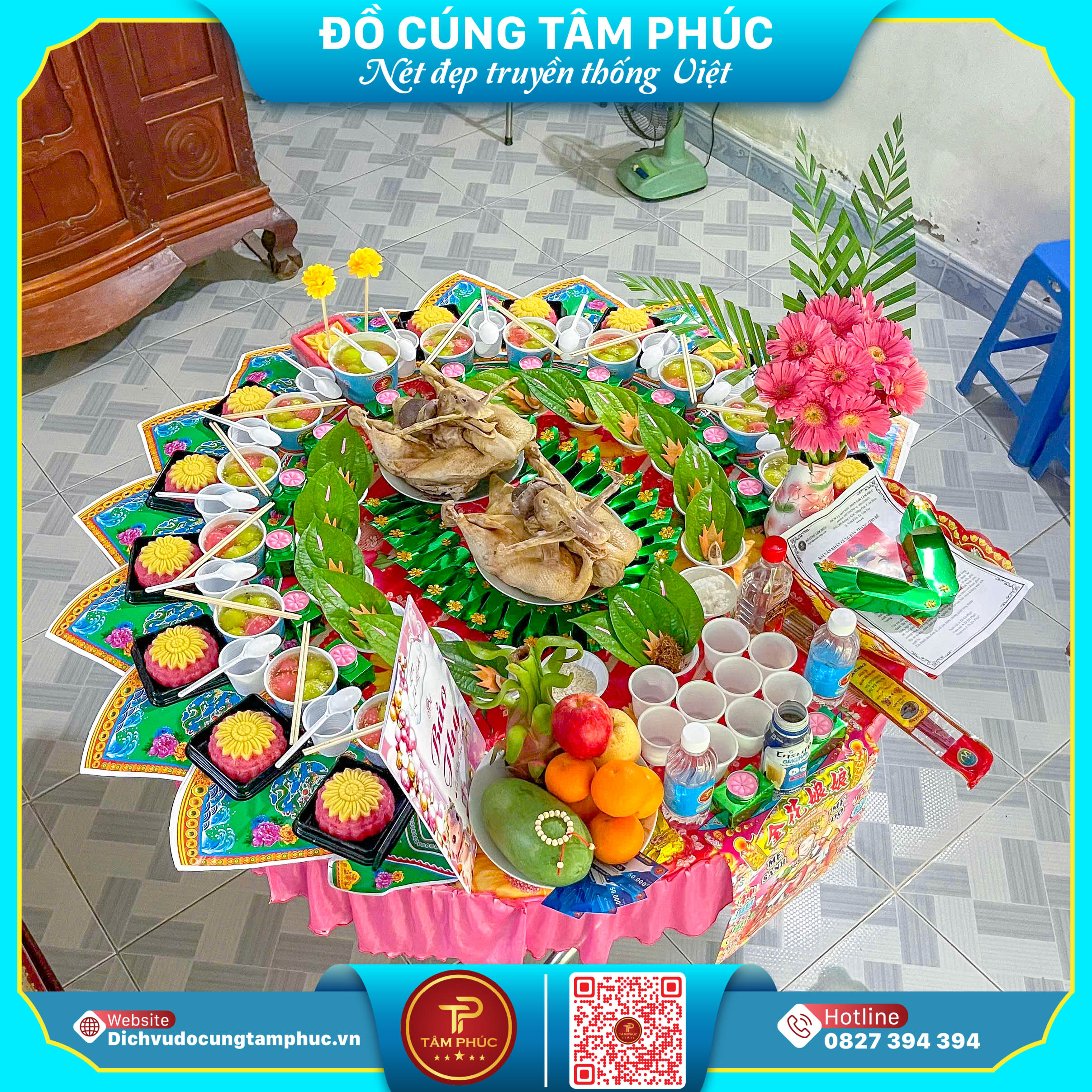 Mâm Cúng Mụ Đầy Đủ Lễ Vật Với Chi Phí Hợp Lý