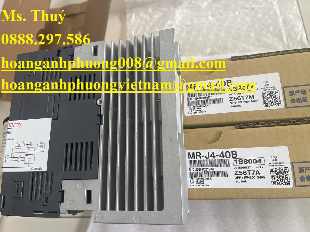 Bộ điều khiển Servo MR-J4-40B  Đại lý chính hãng Mitsubishi