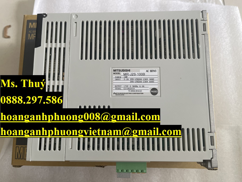 Mitsubishi MR-J2S-100B  Bộ điều khiển nhập khẩu chính hãng