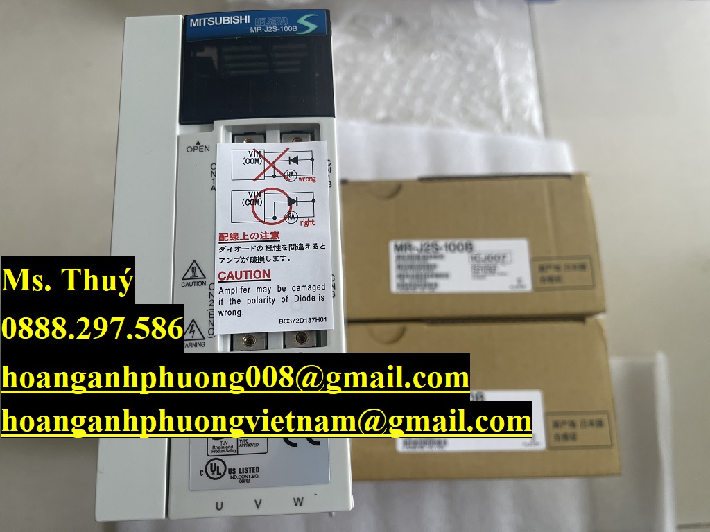 Mitsubishi MR-J2S-100B  Bộ điều khiển nhập khẩu chính hãng