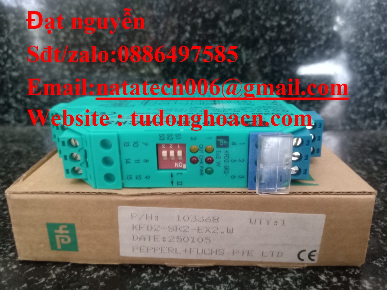 KFD2-SR2-EX2.W relay an toàn chính hãng Pepperl+ Funch mới 