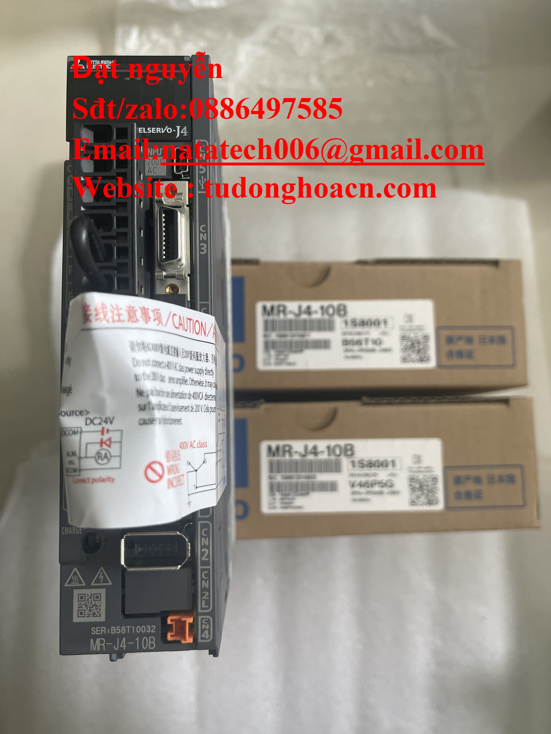 Servo MR-J4-10B bộ điều khiển mitsubishi chính hãng 