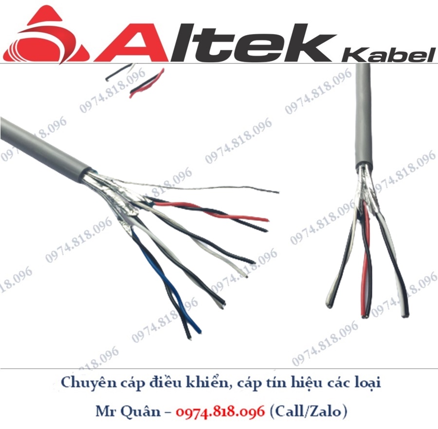 Cáp tín hiệu vặn xoắn 18AWG chống nhiễu (còn hàng)