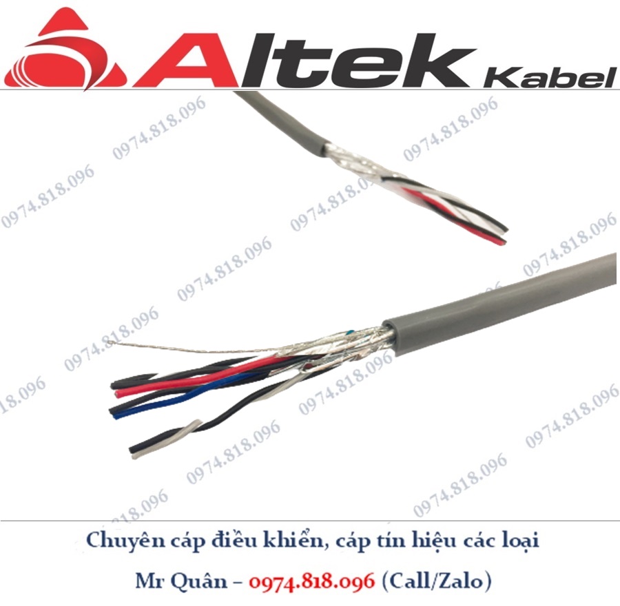 Cáp tín hiệu vặn xoắn 18AWG chống nhiễu (còn hàng)