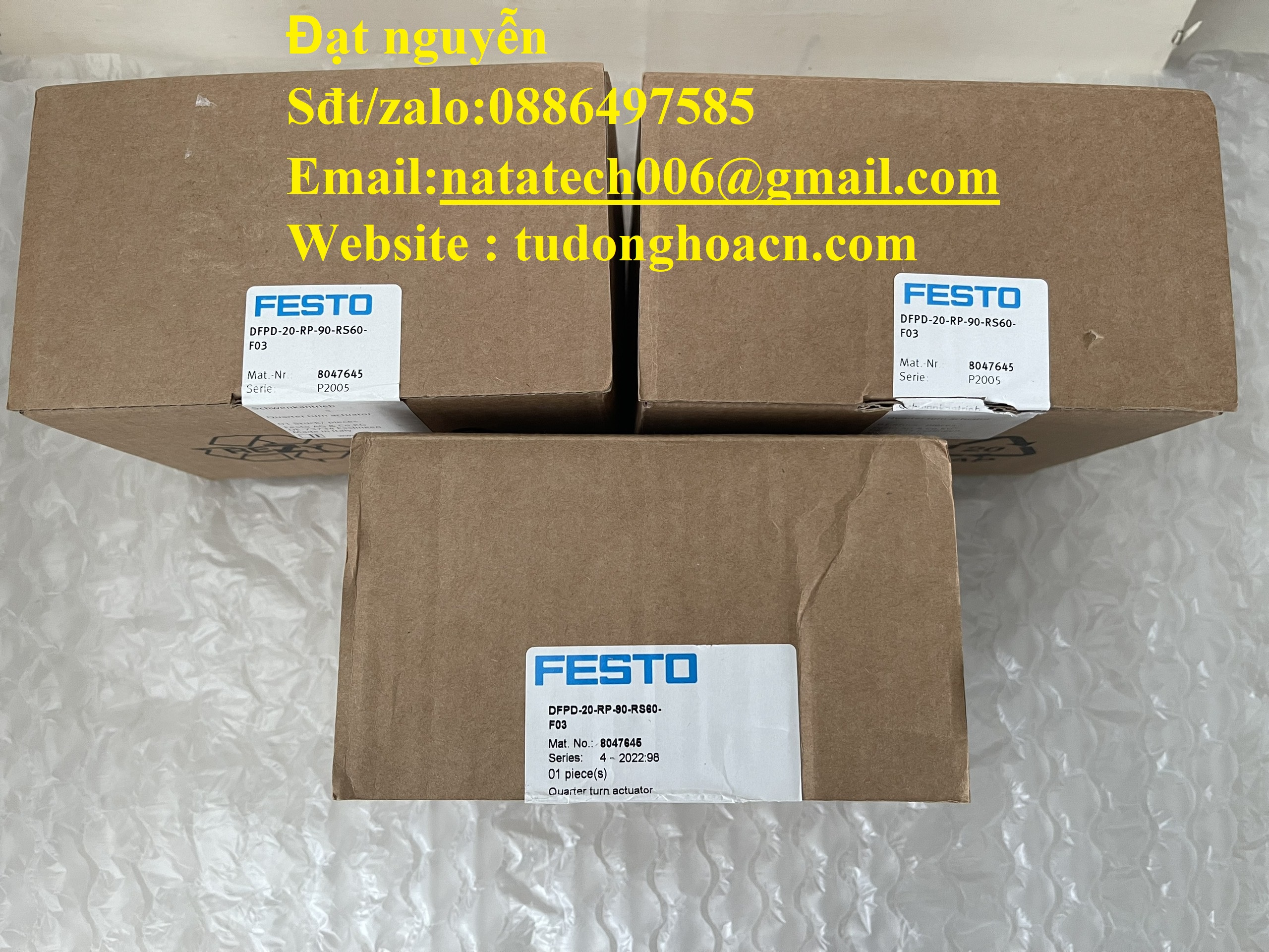 DFPD-20-RP-90-RS60-F03 van truyền động lực chính hãng Festo 