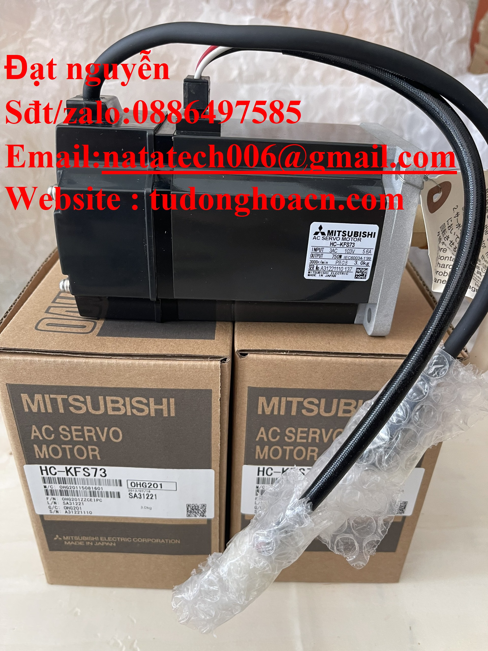 Bộ động cơ HC-KFS73 chính hãng nhập khẩu từ nhật bản 