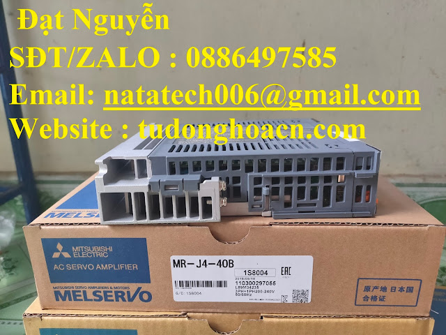 MR-J4-40B bộ amplifer driver điều khiển động cơ chính hãng 
