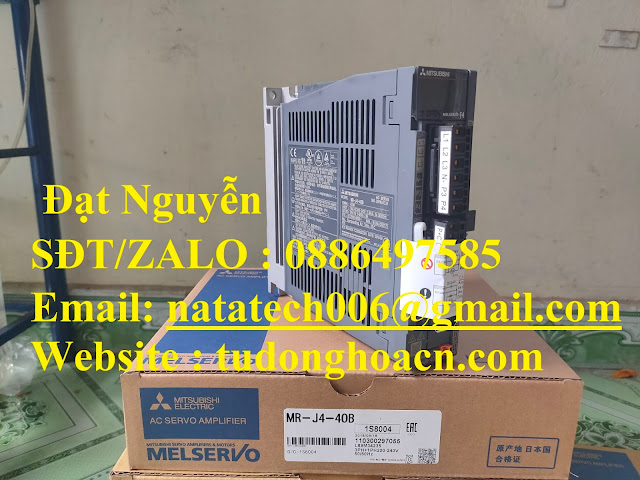 MR-J4-40B bộ amplifer driver điều khiển động cơ chính hãng 