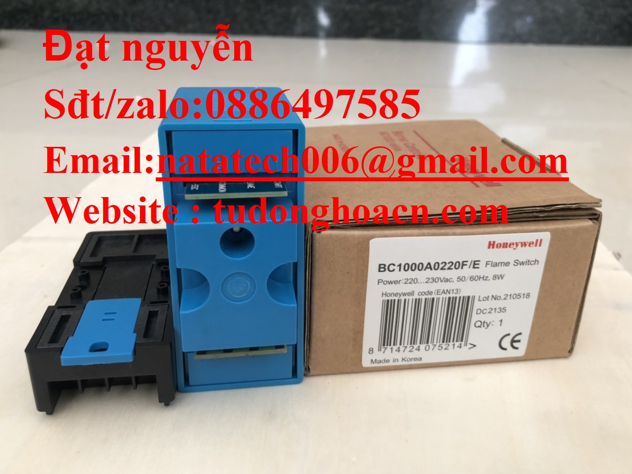 BC1000A0220F/E bộ điều chỉnh lửa Honeywell chính hãng