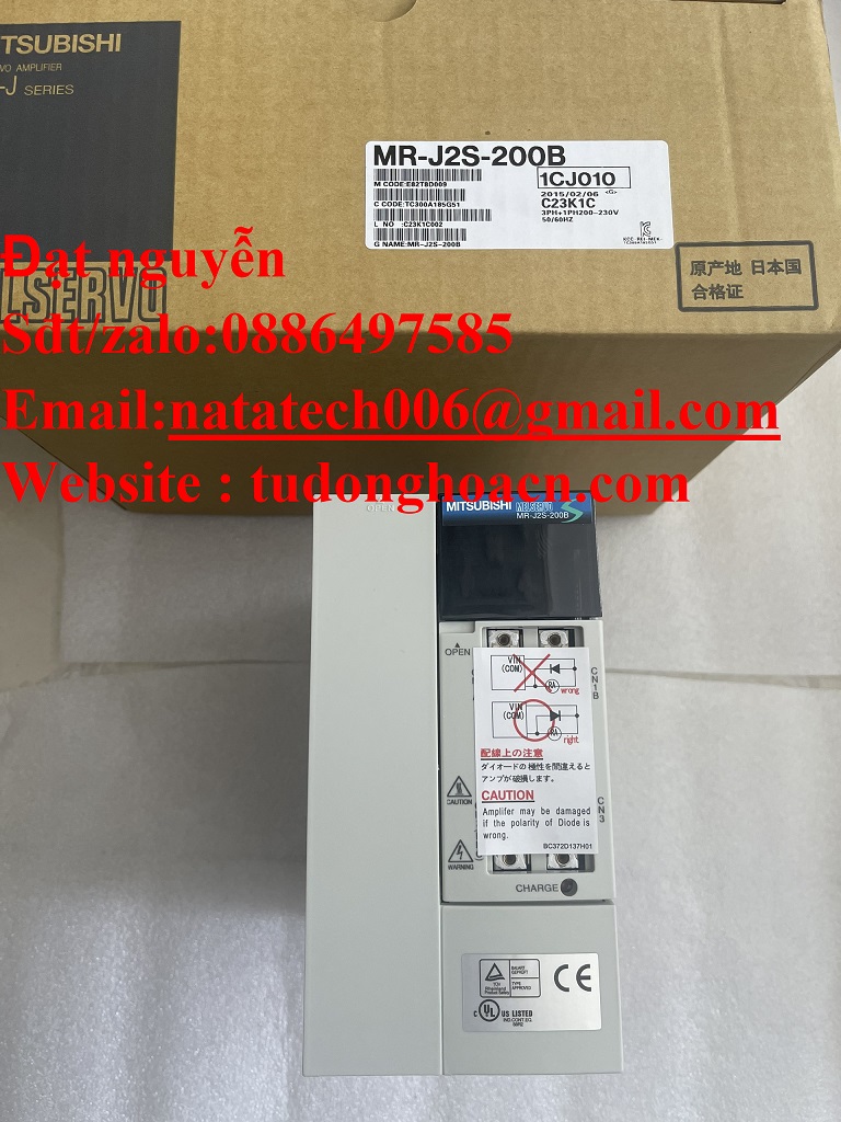 MR-J2S-200B bộ driver điều khiển chính hãng Mitsubishi