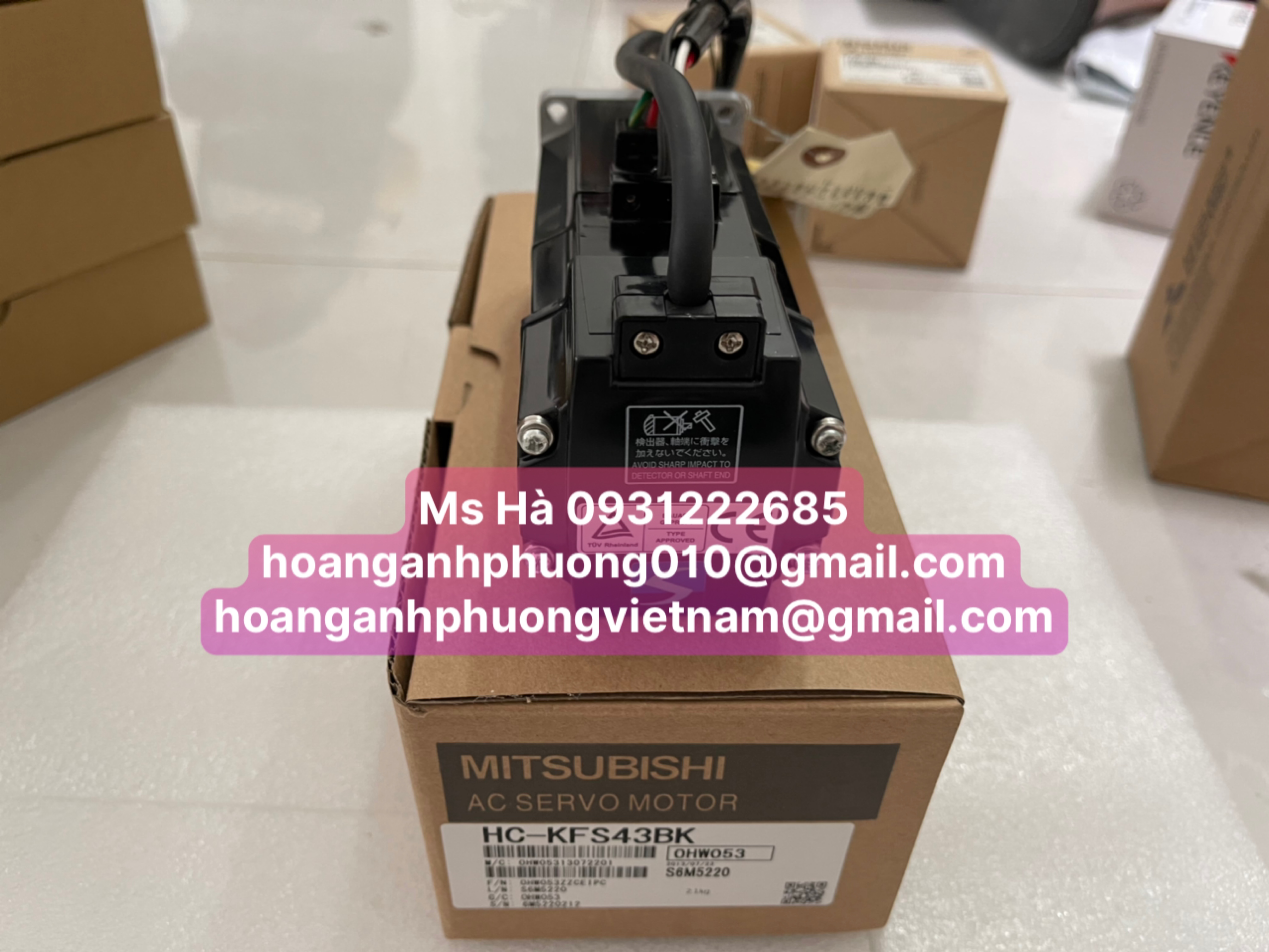 Động cơ HC-KFS servo mitsubishi HC-KFS43BK hàng mới 