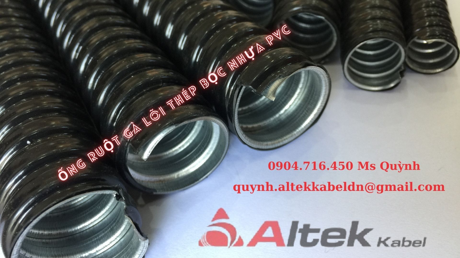 Ống ruột gà lõi thép, ống luồn dây điện Altek Kabel