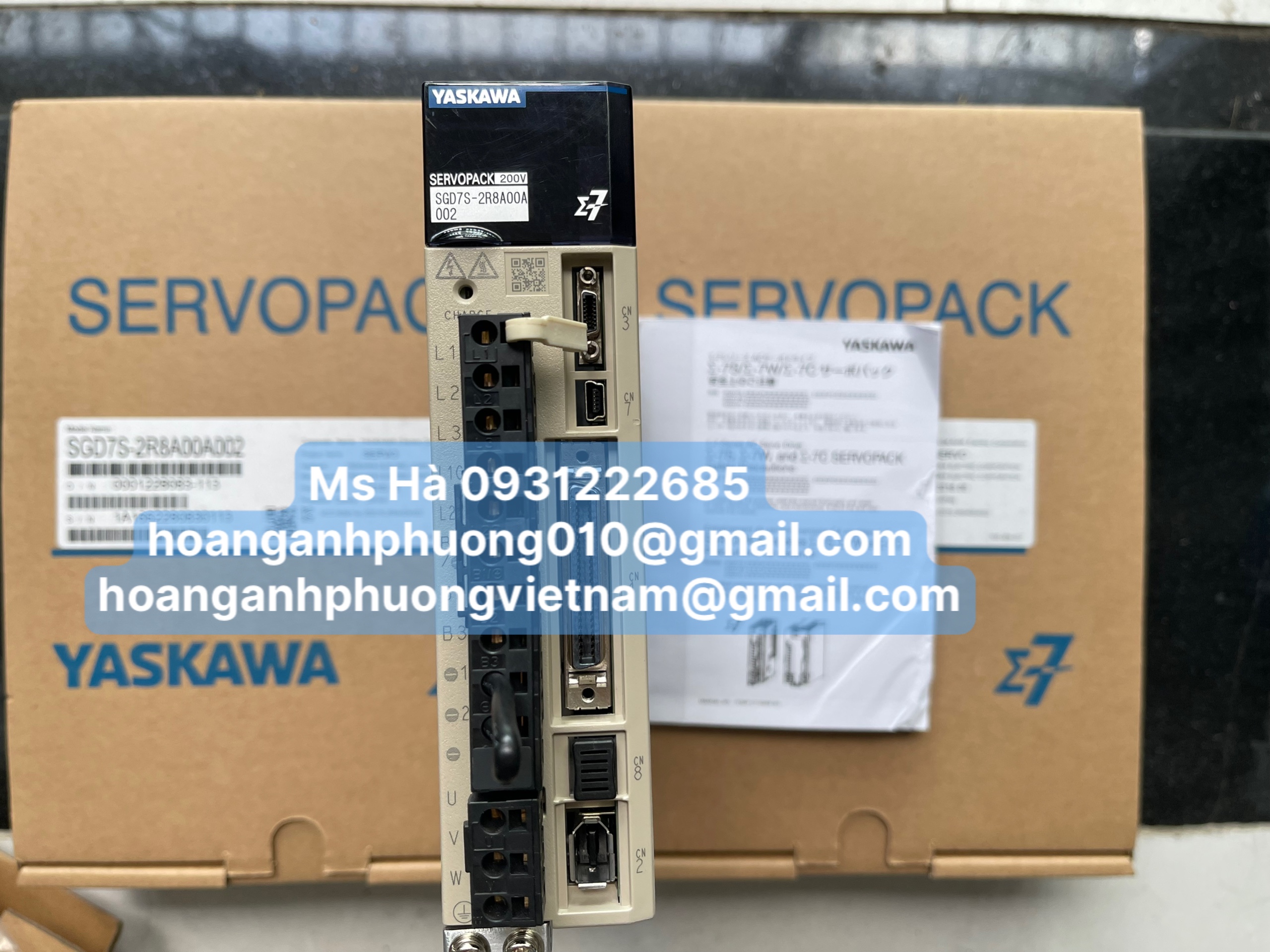 Servopack chính hãng SGD7S-2R8A00A002 Yaskawa 