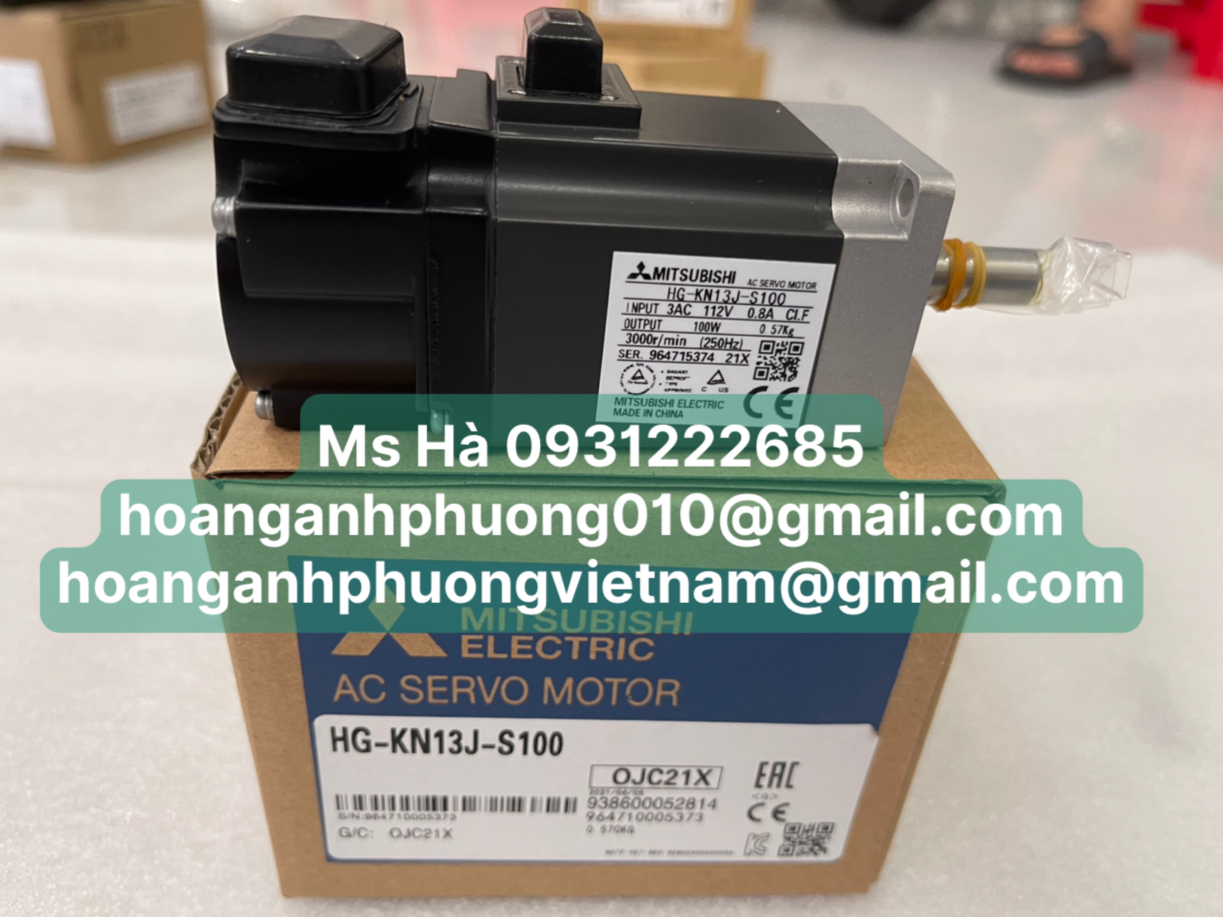 Phân phối trực tiếp servo 100W mitsubishi HG-KN13J-S100