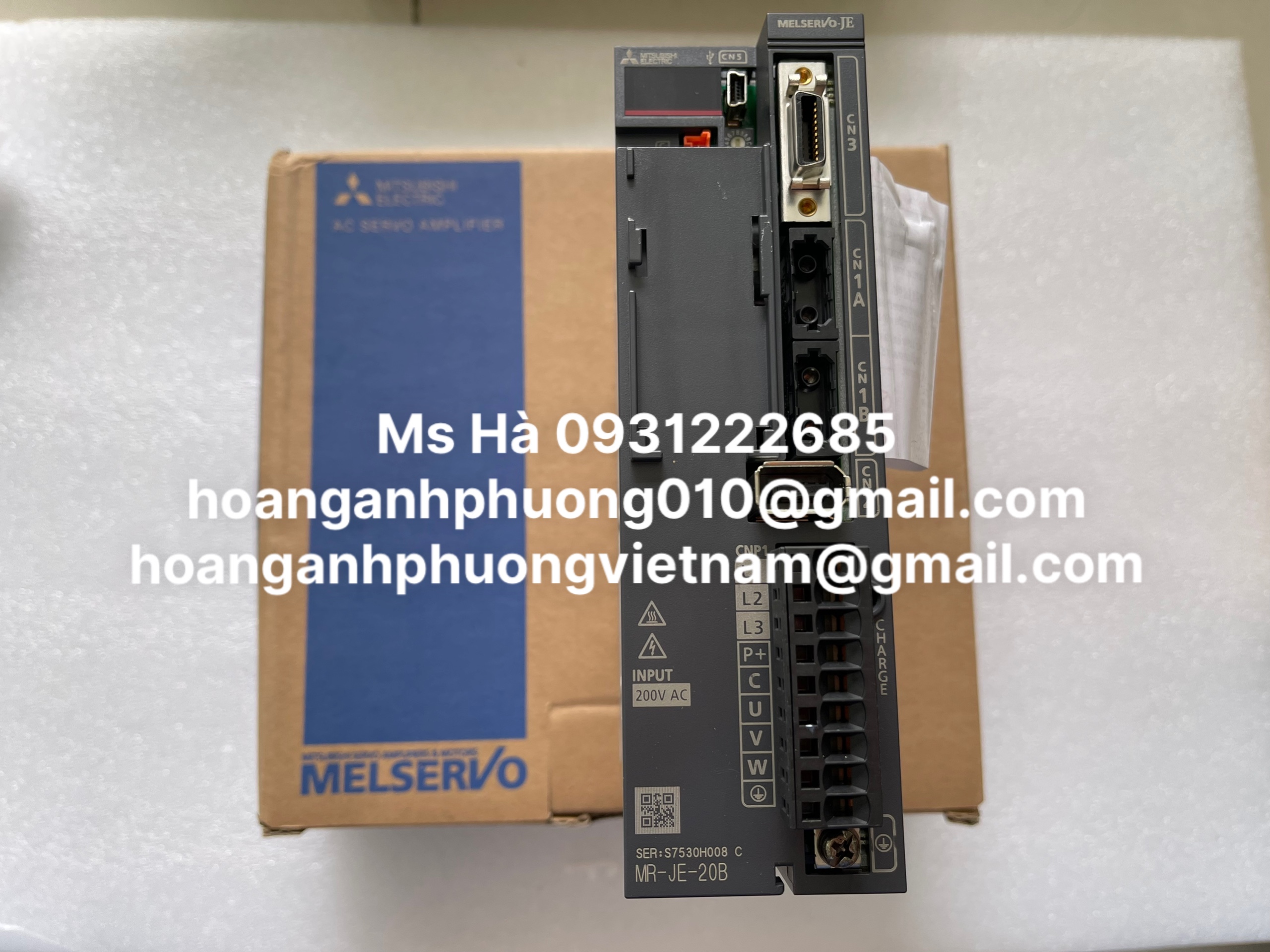 MR-JE-20B mitsubishi 200W - bộ driver - giá tốt 