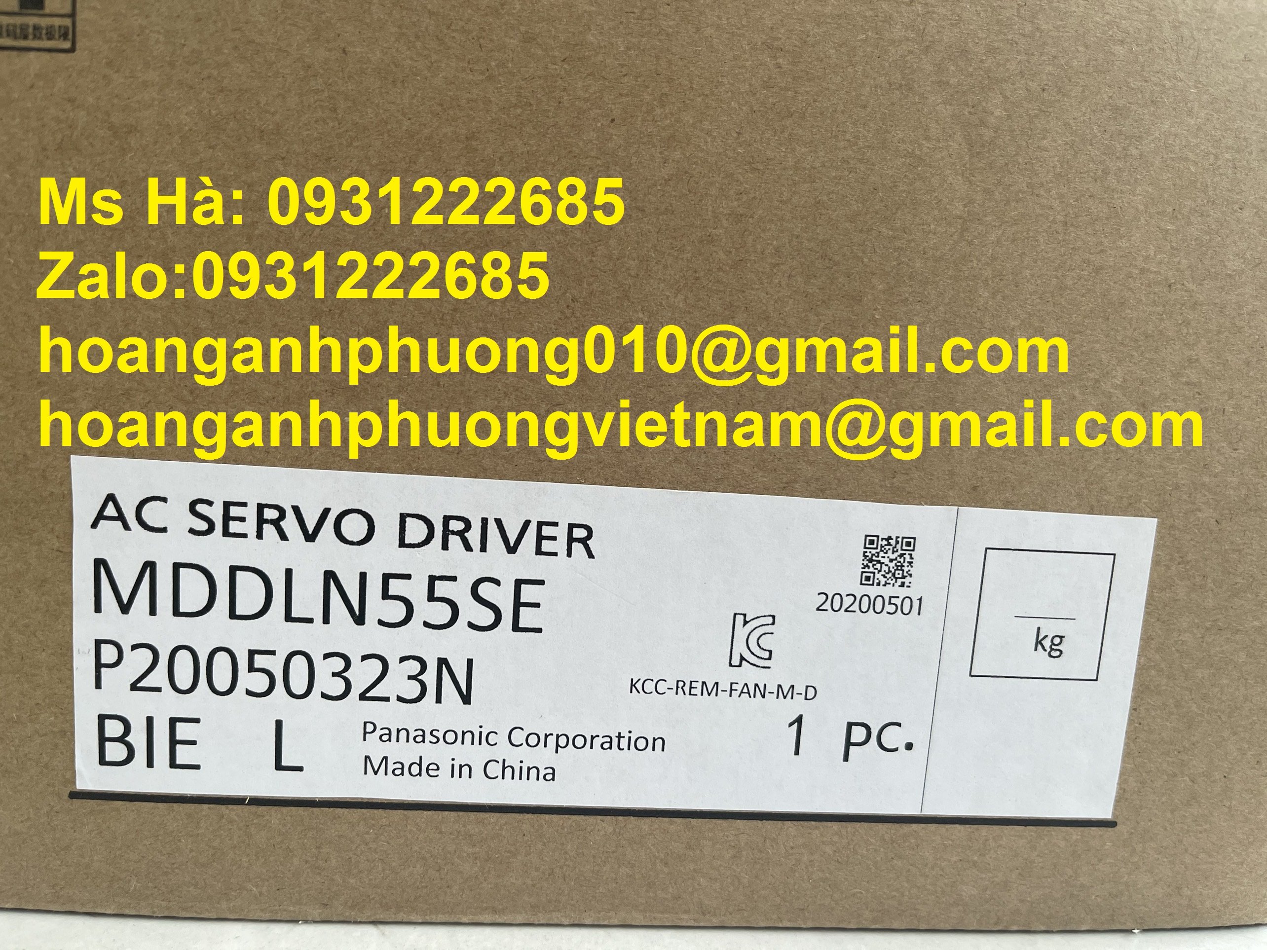 Panasonic MDDLN55SE bộ điều khiển servo giá tốt 