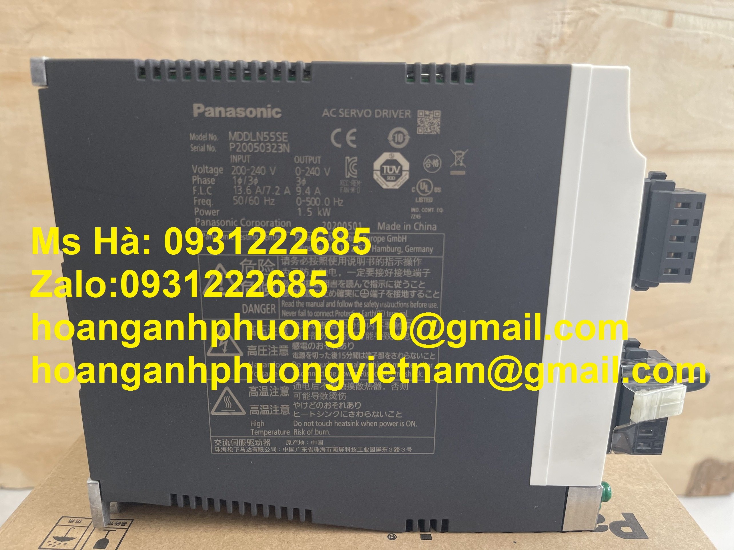 Panasonic MDDLN55SE bộ điều khiển servo giá tốt 