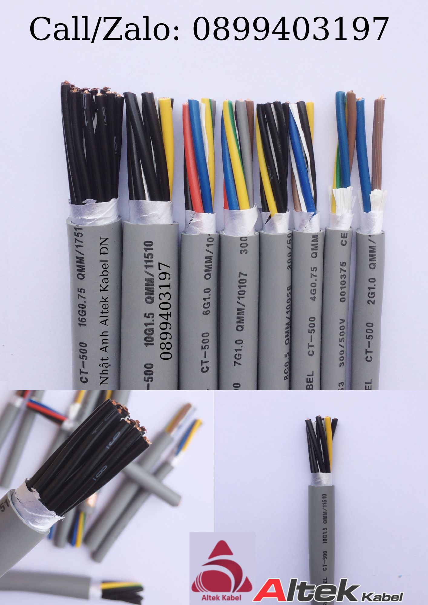 C&aacutep điều khiển Altek Kabel có hoặc kh&ocircng lưới chống nhiễu 
