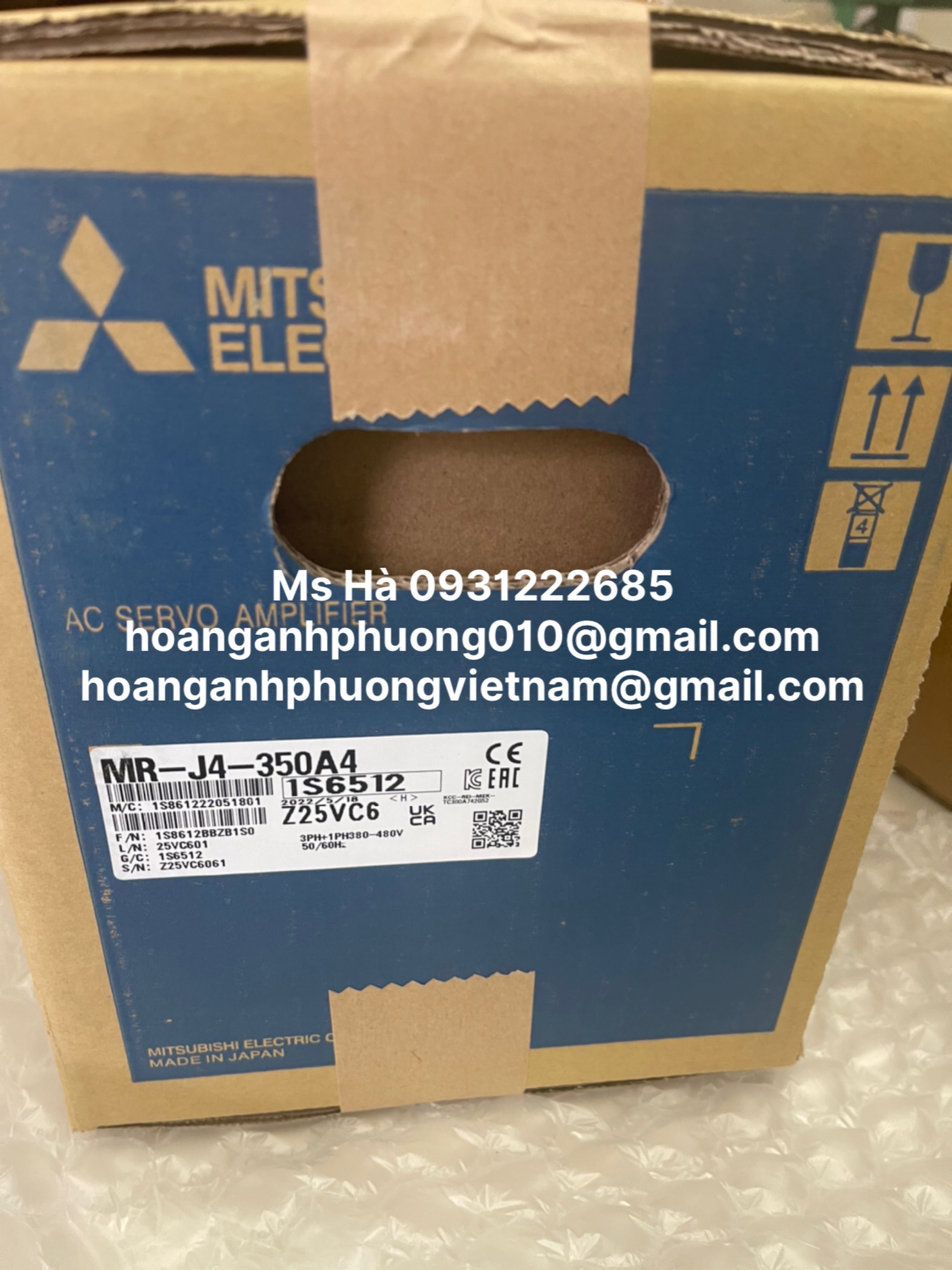 Motor MR-J4-350A4 mitsubishi giá tốt, h&agraveng mới 