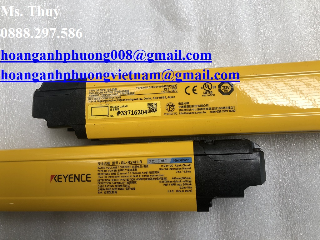 Ch&iacutenh h&atildeng Keyence GL-R24H-R nhập khẩu tại B&igravenh Dương