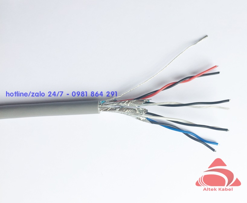 C&aacutep t&iacuten hiệu vặn xoắn 4pair 22awg có đủ Co,Cq 