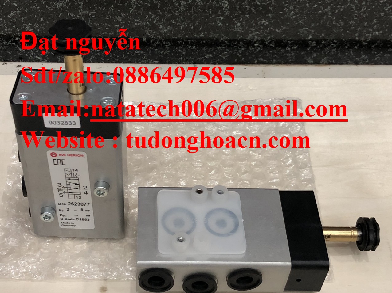 2623077 IMI norgen chính hãng  Van Điện Từ  Bảo hành 1 năm 