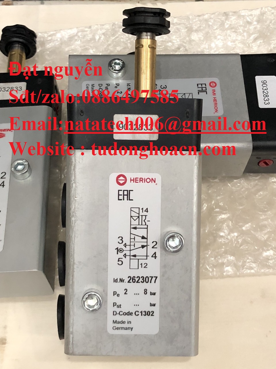 2623077 IMI norgen chính hãng  Van Điện Từ  Bảo hành 1 năm 