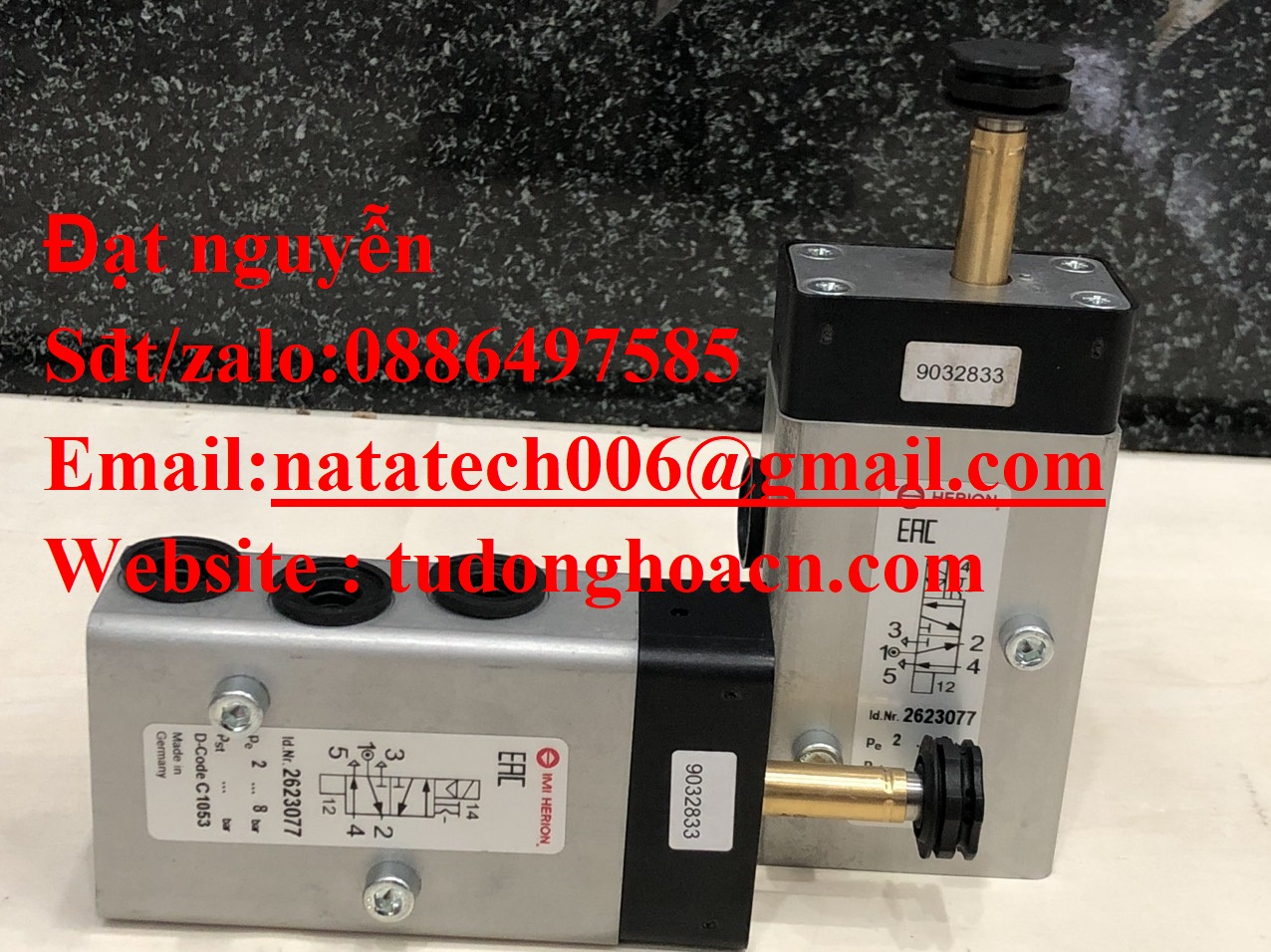 2623077 IMI norgen chính hãng  Van Điện Từ  Bảo hành 1 năm 