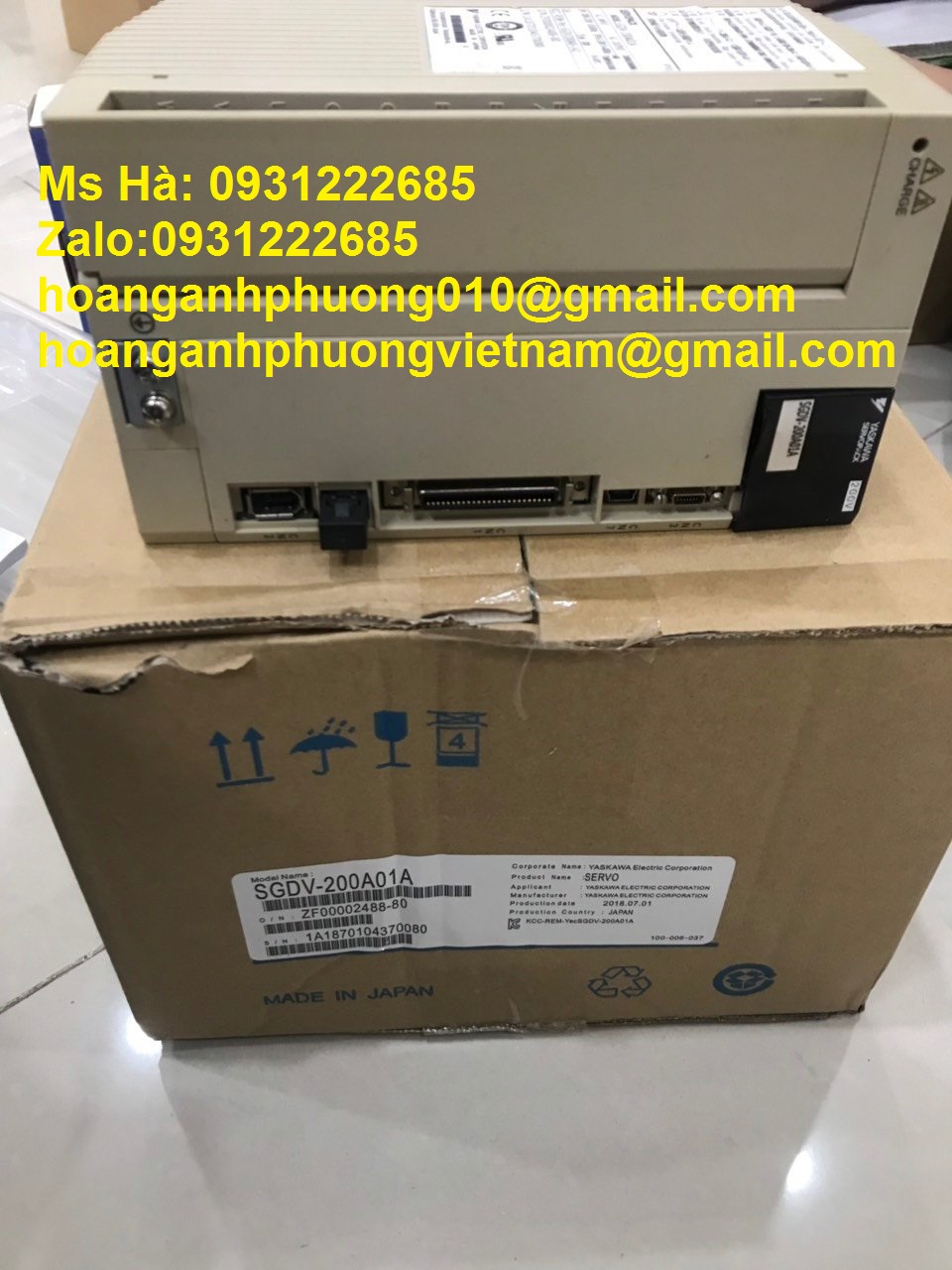 Bộ điều khiển Yaskawa SGDV-200A01A chính hãng 