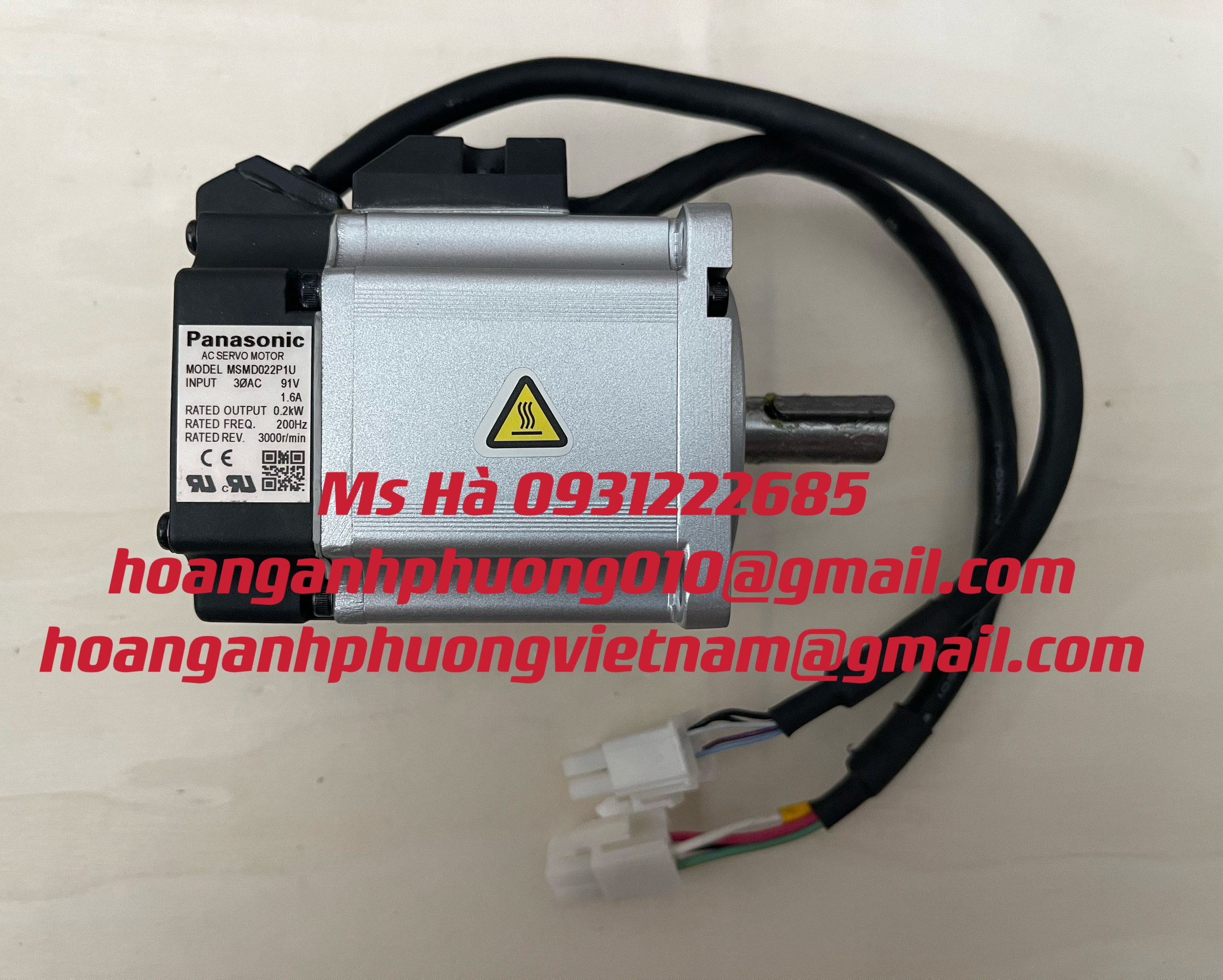 Động cơ servo 200W chính hãng MSMD022P1U