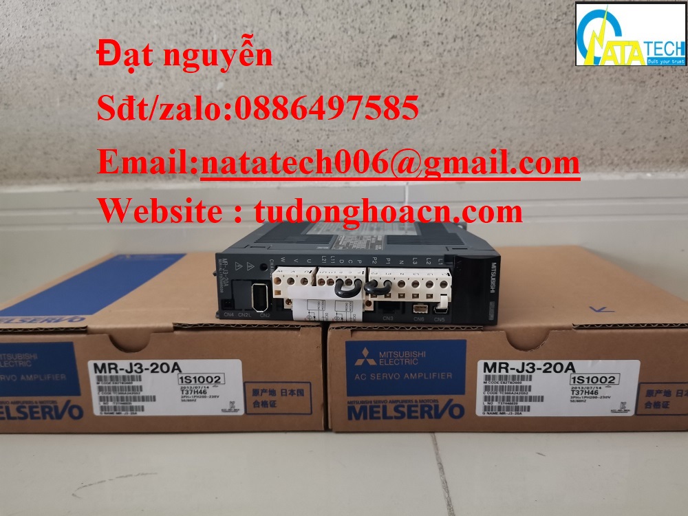 MR-J3-20A  AC servo điều khiển  Mitsubishi chính hãng 