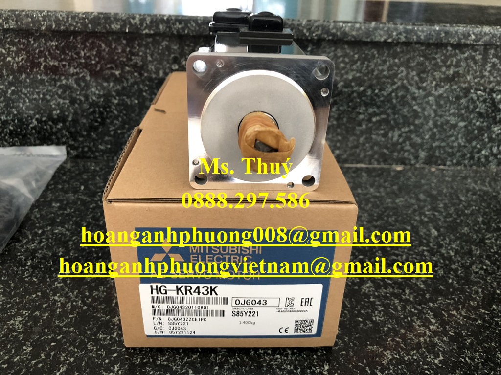 Động cơ servo Mitsubishi HG-KR43K - Giao hàng toàn quốc