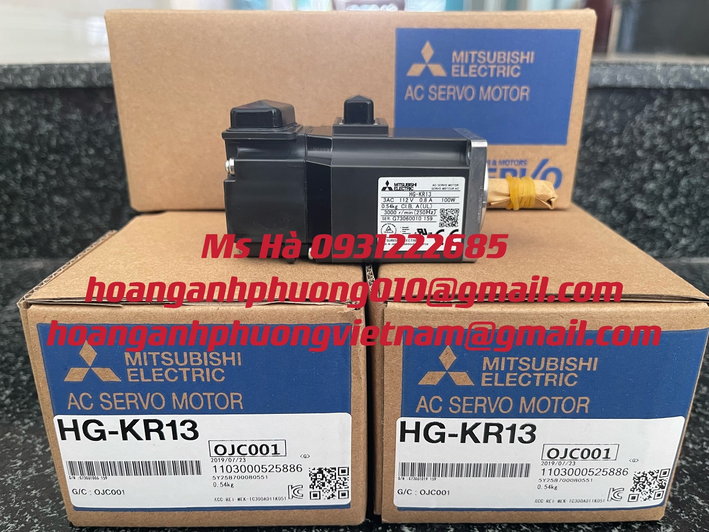 Servo 100W chính hãng HG-KR13 mitsubishi mới 