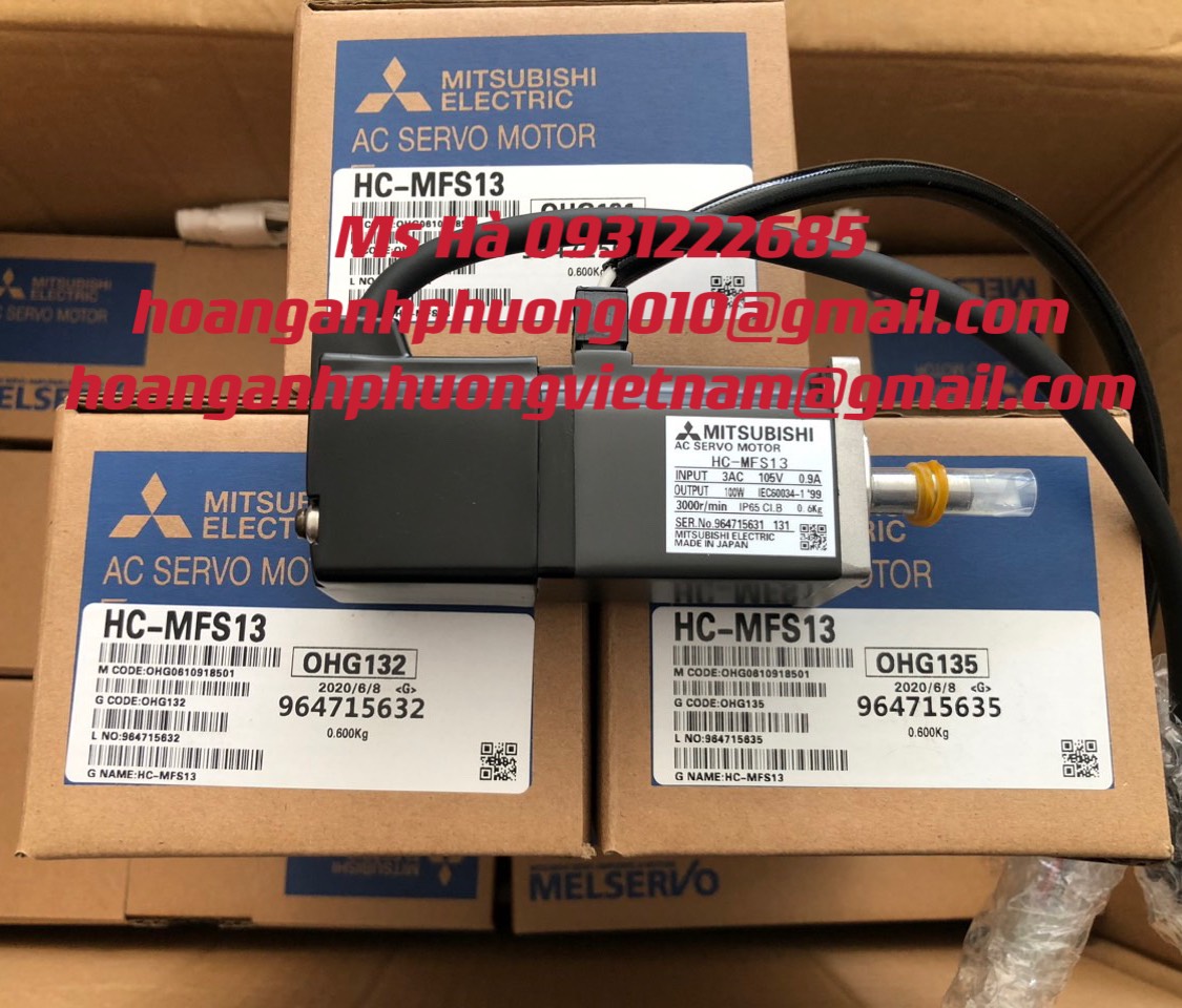 Chuyên servo dòng mitsubishi nhập HC-MFS13 