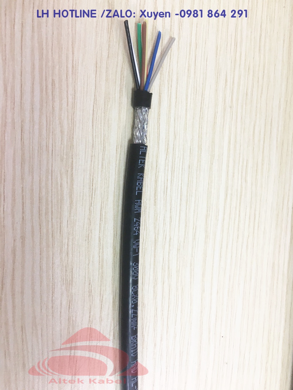 Cáp tín hiệu chống nhiễu 2x0.22,4x0.22,6x0.22,8x0.22 Altek Kabel