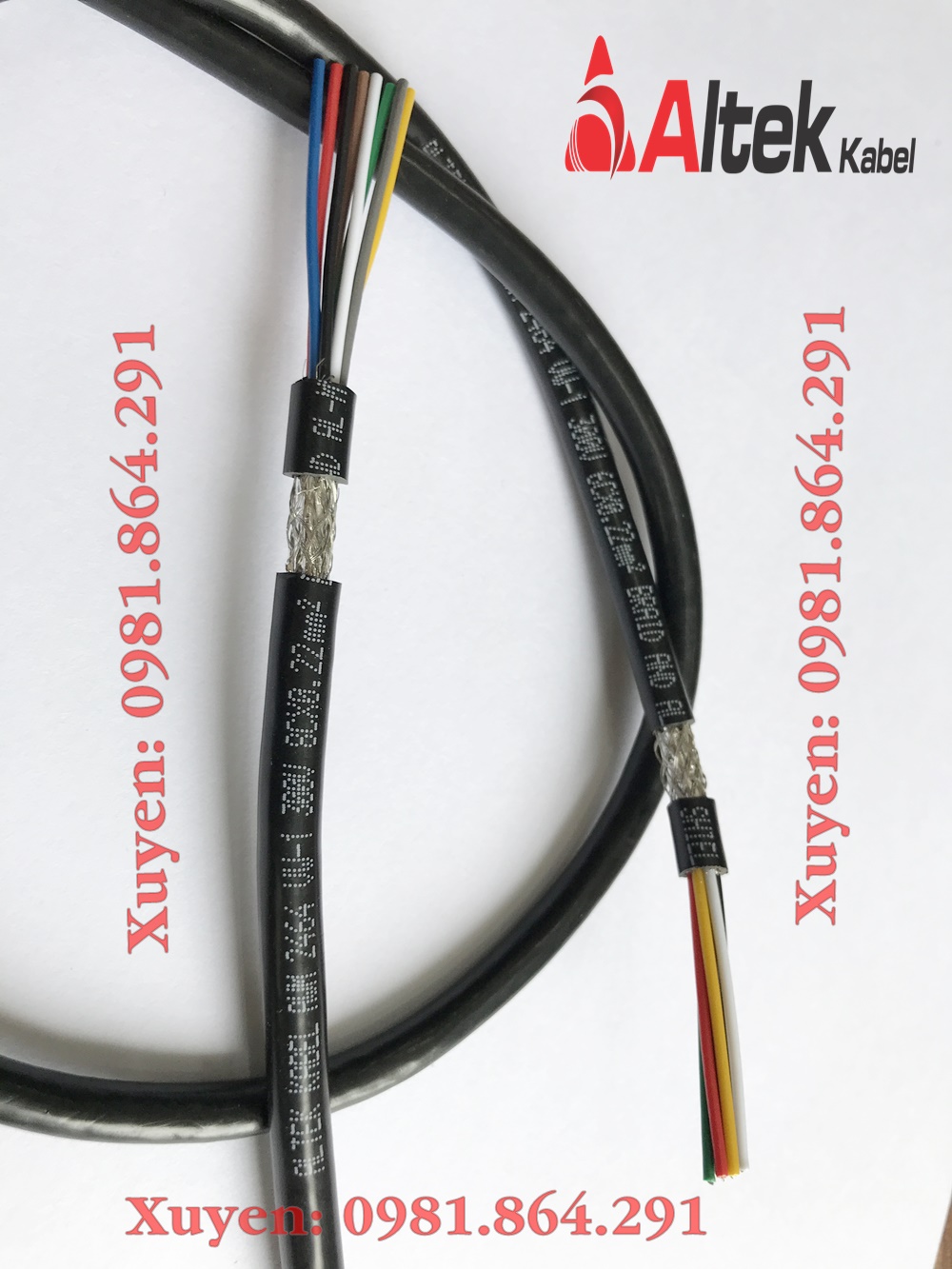 Cáp tín hiệu chống nhiễu 2x0.22,4x0.22,6x0.22,8x0.22 Altek Kabel