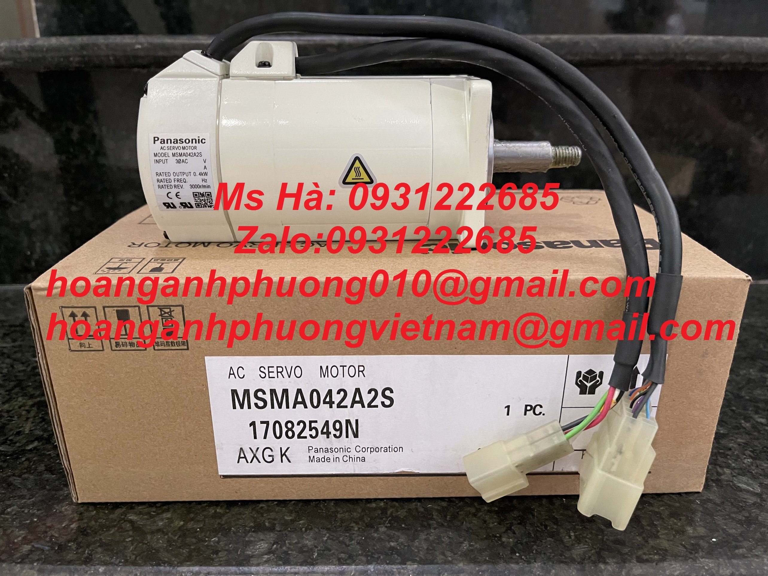 Ac servo motor panasonic hàng mới MSMA042A2S 