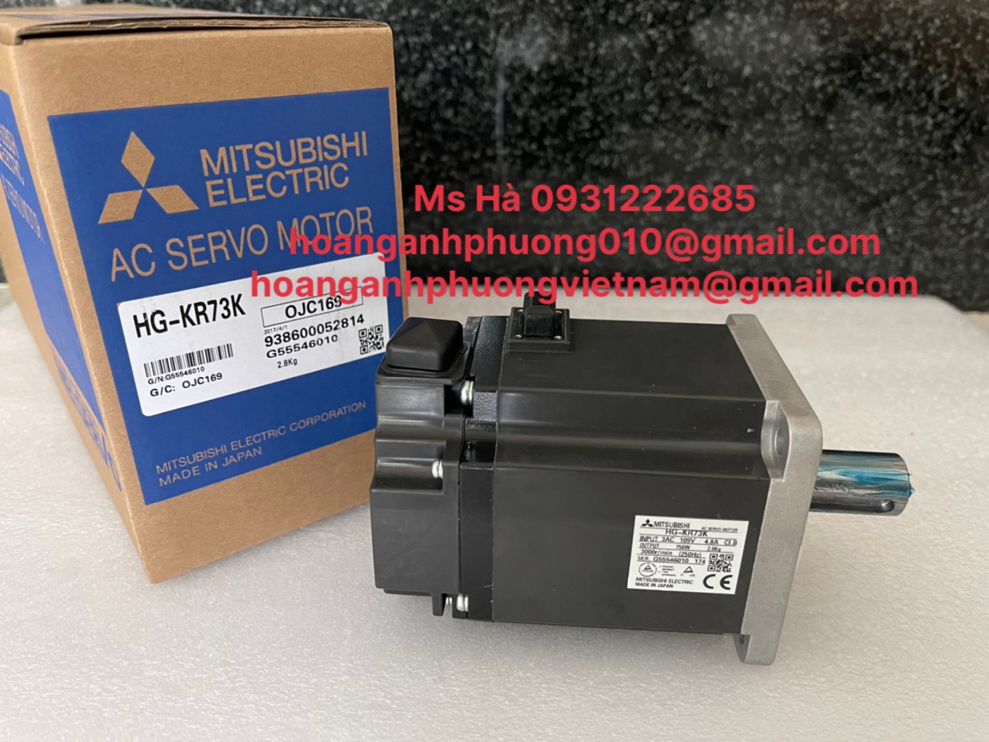 HG-KR73K, mitsubishi, động cơ servo, dòng HG-KR series