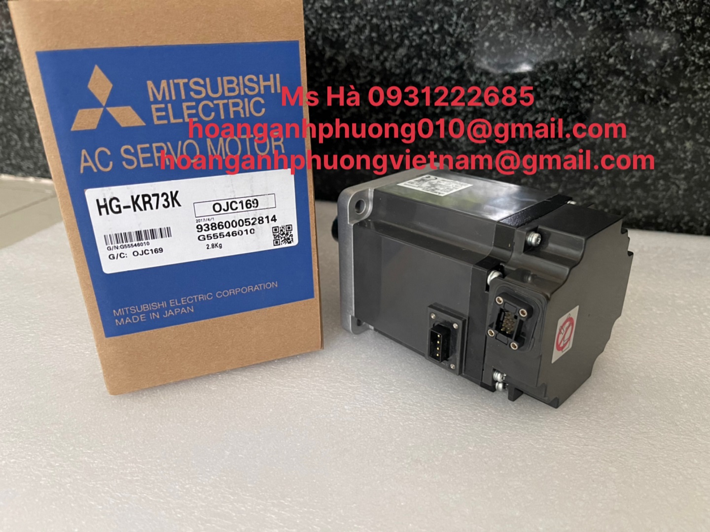 HG-KR73K, mitsubishi, động cơ servo, dòng HG-KR series