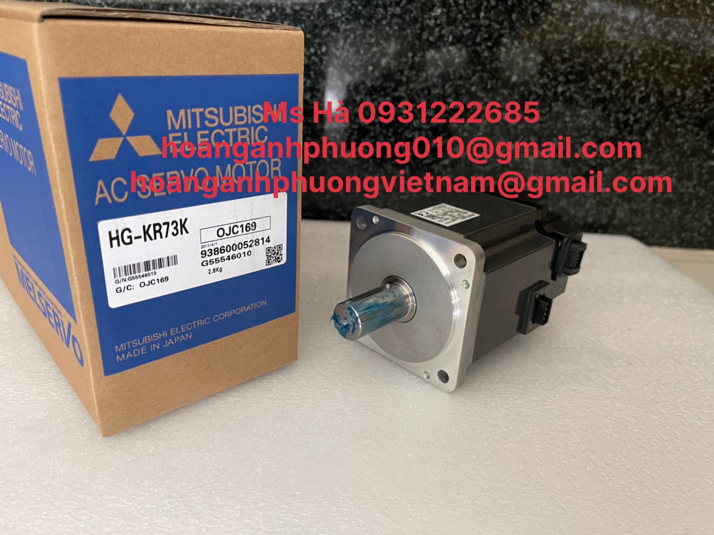 HG-KR73K, mitsubishi, động cơ servo, dòng HG-KR series