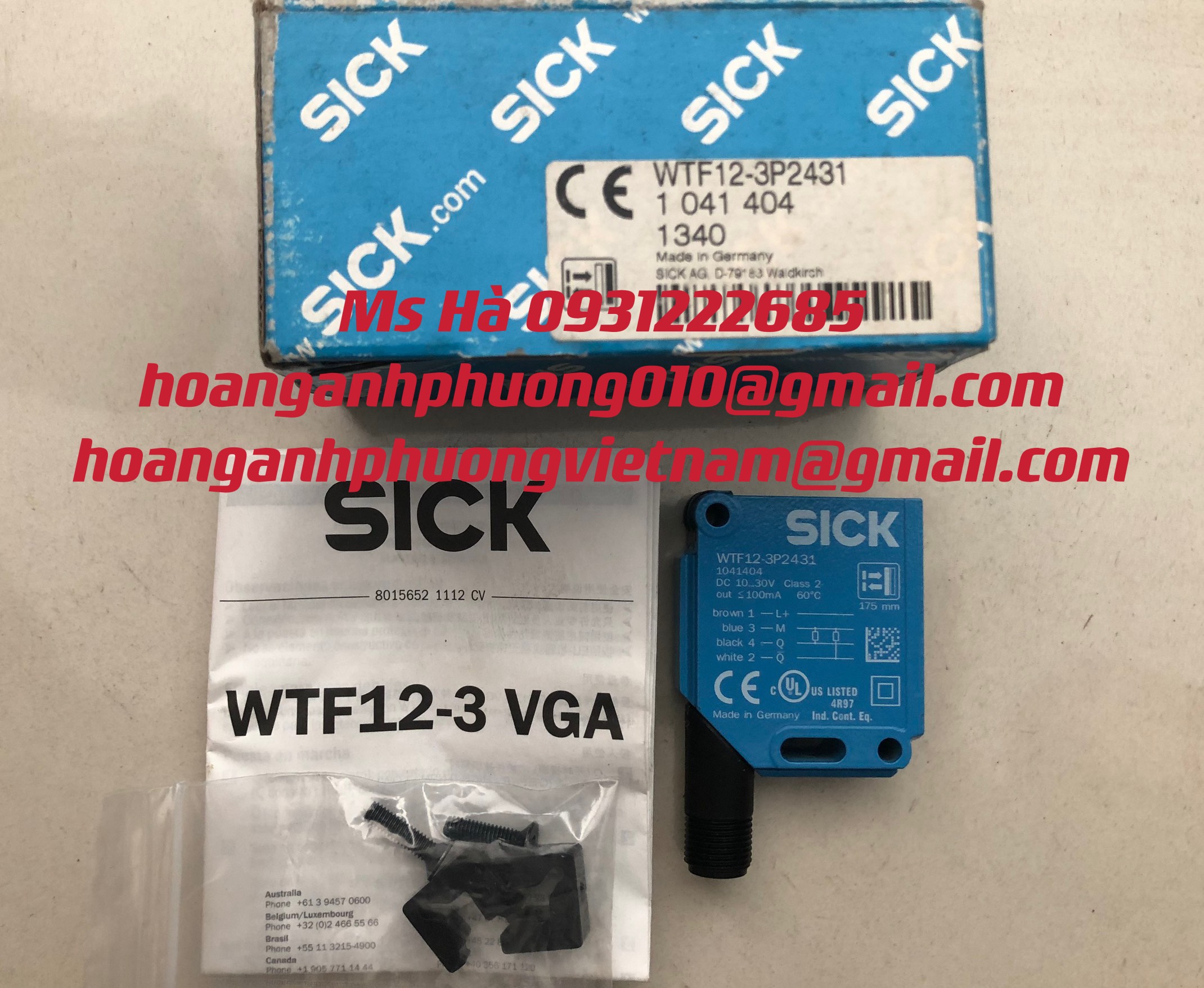 Nhập khẩu dòng Sick giá tốt WTF12-3P2431