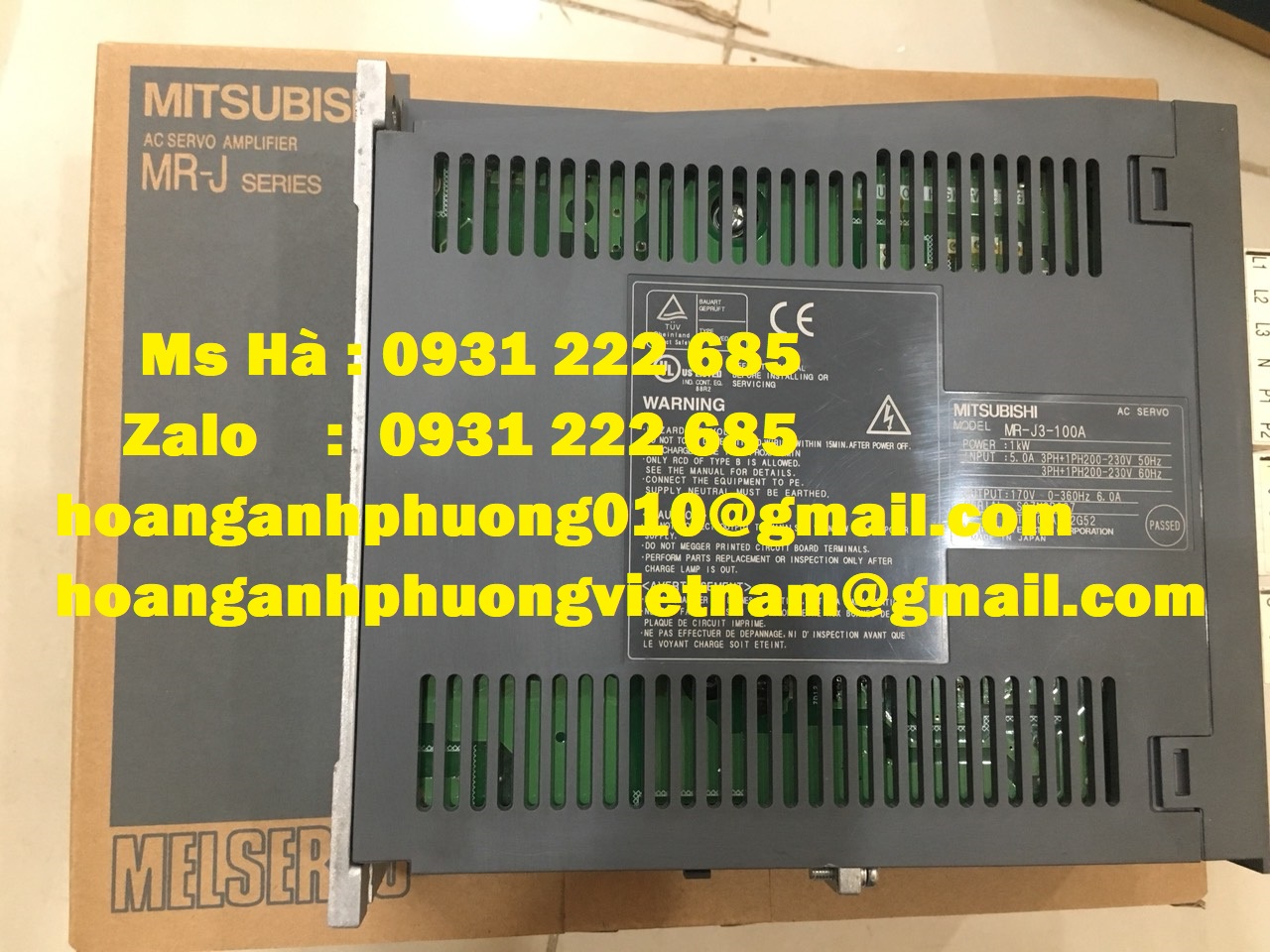 Bộ điều khiển động cơ MR-J3-100A nhập khẩu 
